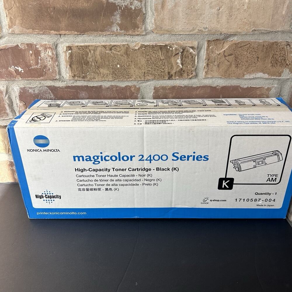 Konica Minolta 1710587-004 High Capacity Black Toner 2400/2500 Series 4,500 Page